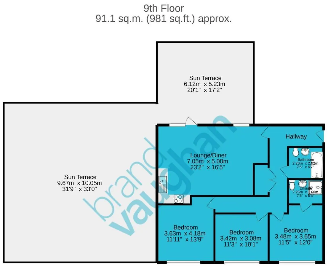 Apartamento Unique Sea View Penthouse With Hot Tub Brighton 0*,